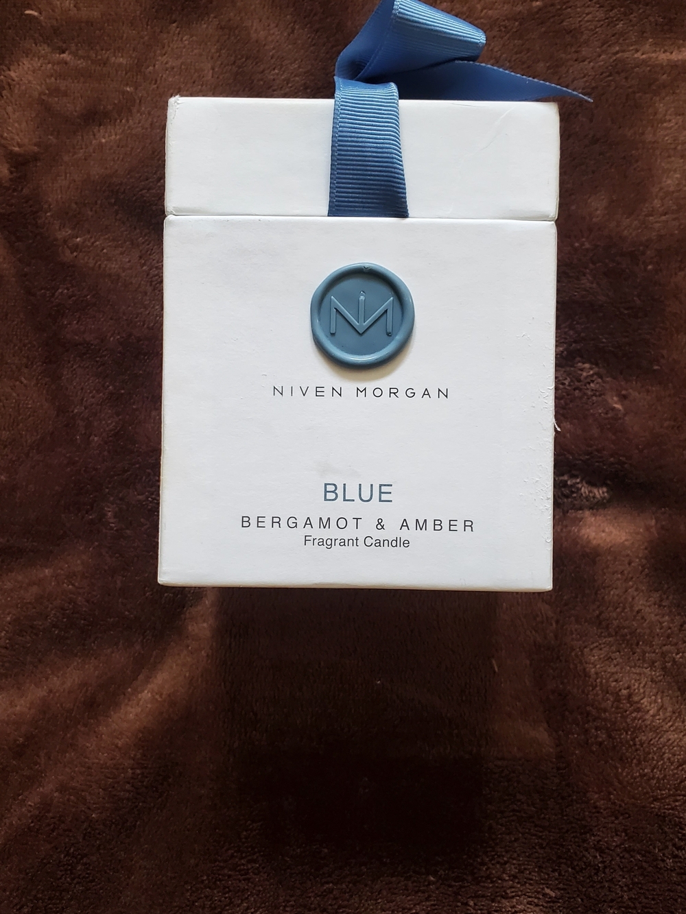 Niven Morgan Blue Bergamot & Amber Fragrant Candle